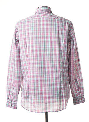 Chemise manches longues manches longues violet CALIBAN homme
