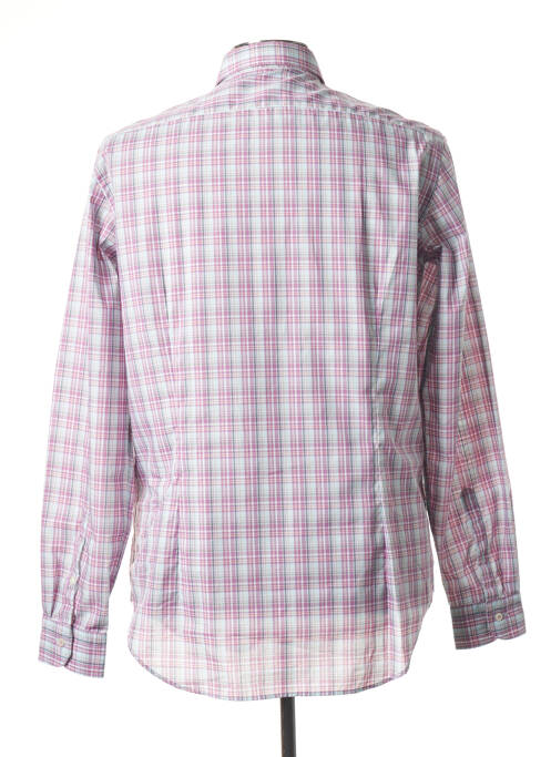 Chemise manches longues violet CALIBAN homme