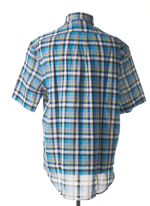 Chemise manches courtes bleu ALAIN GAUTHIER pour homme