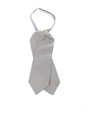 Cravate tissage satiné gris PROCHOWNICK homme