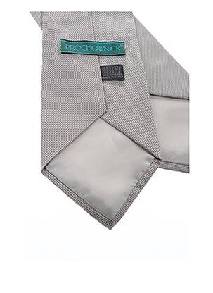 Cravate tissage satiné gris PROCHOWNICK homme