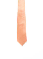 Cravate orange ELIOS pour homme seconde vue