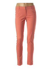 Pantalon chino orange SARAH JOHN pour femme seconde vue