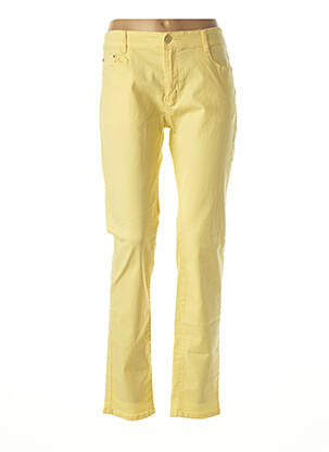 Pantalon slim jaune BIG SPADE pour femme