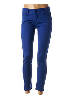 Pantalon 7/8 bleu DOLCE & ROSA pour femme