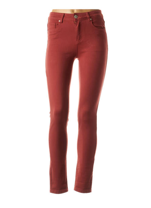 Pantalon slim orange R.DISPLAY pour femme