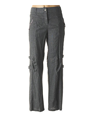 Pantalon droit gris EPICEA pour femme