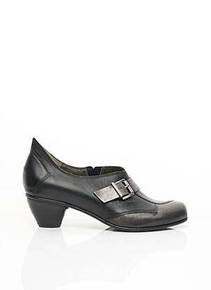 Bottines/boots matière lisse talon de 4 à 6cm gris FIDJI femme