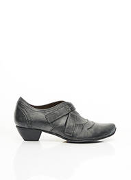 Bottines/boots matière lisse talon de 4 à 6cm gris FIDJI femme