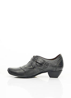 Bottines/boots matière lisse talon de 4 à 6cm gris FIDJI femme