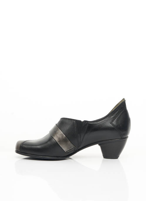 Bottines/boots matière lisse talon de 4 à 6cm gris FIDJI femme