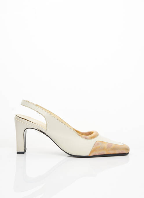 Sandales/Nu pieds beige GUY FRANDON pour femme