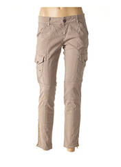 Pantalon marron FIVE PM pour femme seconde vue