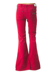 Pantalon rouge WRANGLER pour femme seconde vue