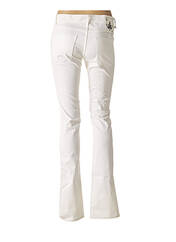 Pantalon droit blanc HELLS BELLS pour femme seconde vue