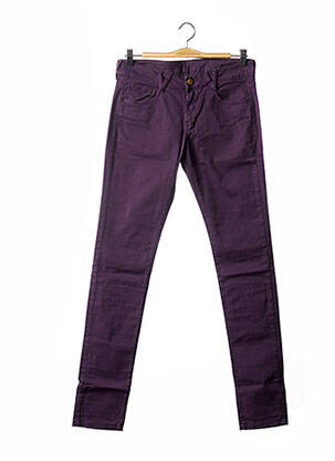 Pantalon slim violet BE YOU K pour femme
