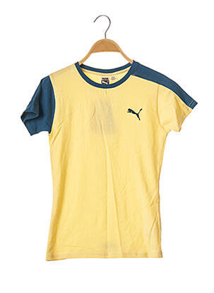 T-shirt jaune PUMA pour femme
