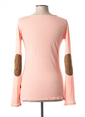 T-shirt rose I LOVE MY T'S pour femme seconde vue