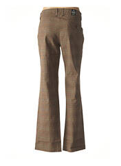 Pantalon droit marron RWD pour femme seconde vue