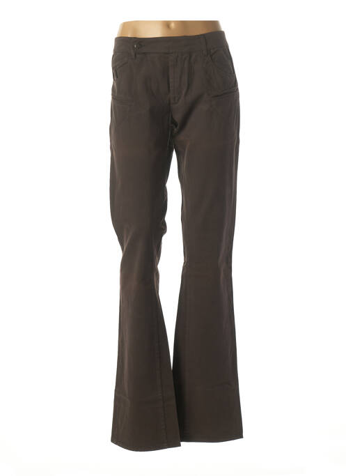 Pantalon marron HEL-S pour femme