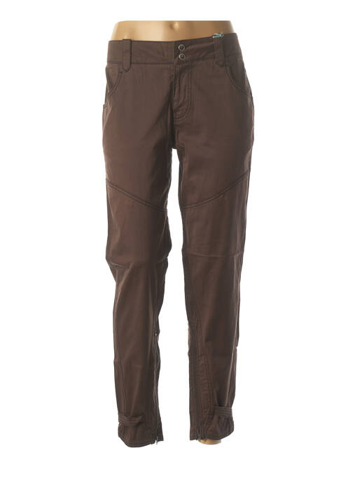 Pantalon slim marron GUESS BY MARCIANO pour femme