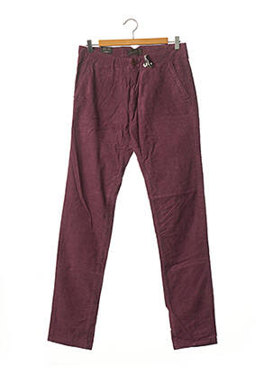 Pantalon droit violet SCOTCH & SODA pour homme