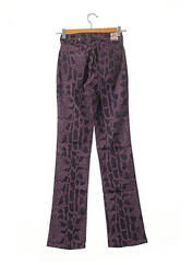 Pantalon slim violet CIMARRON pour femme seconde vue