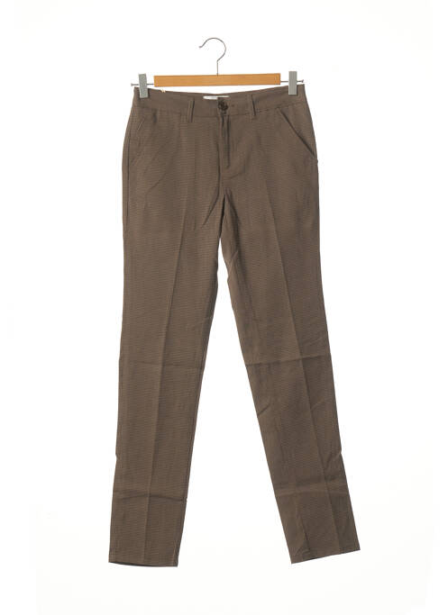 Pantalon marron REIKO pour femme