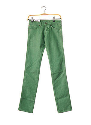Jeans coupe slim vert WRANGLER pour femme