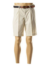 Bermuda beige JOHN STEVENS pour homme seconde vue