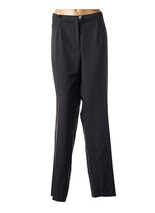 Pantalon droit stretch taille normale gris CHRISTIAN MARRY femme