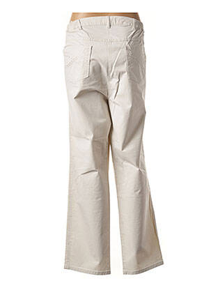 Pantalon droit stretch beige RICHY femme