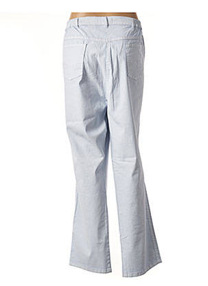 Pantalon droit stretch bleu RICHY femme