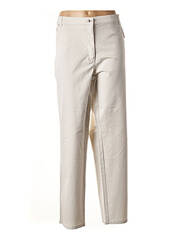 Pantalon droit beige RICHY pour femme seconde vue