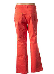Pantalon droit orange RICHY pour femme seconde vue
