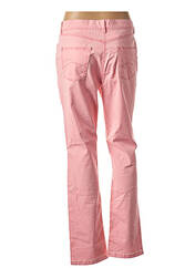 Pantalon droit rose RICHY pour femme seconde vue