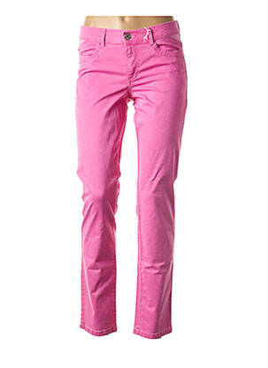 Pantalon slim rose CMK pour femme