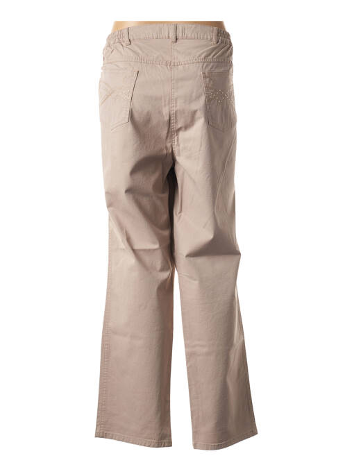 Pantalon droit marron RICHY pour femme