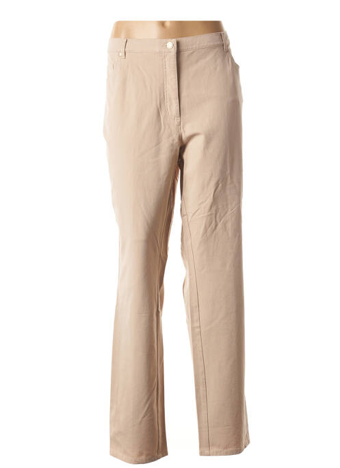 Pantalon slim beige GELCO pour femme