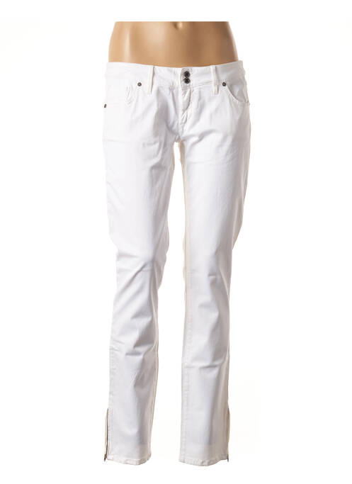 Pantalon slim blanc FREESOUL pour femme
