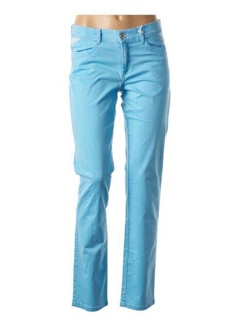 Pantalon slim bleu CMK pour femme