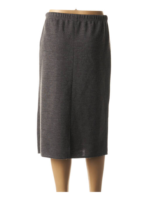 Jupe mi-longue gris MANADOUR pour femme