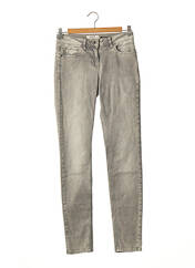 Jeans coupe slim gris SANDWICH pour femme seconde vue