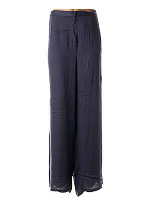 Pantalon droit bleu EDMOND BOUBLIL pour femme