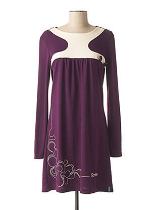 Robe courte violet GOODVIBES pour femme