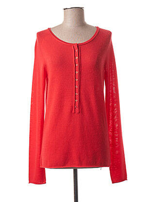 Pull rouge I LOVE pour femme