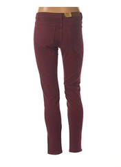 Pantalon slim rouge LAB(DIP) pour femme seconde vue