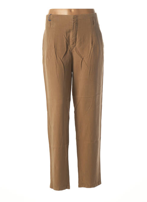 Pantalon droit beige LEON & HARPER pour femme