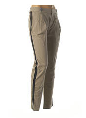 Pantalon droit gris LEON & HARPER pour femme seconde vue