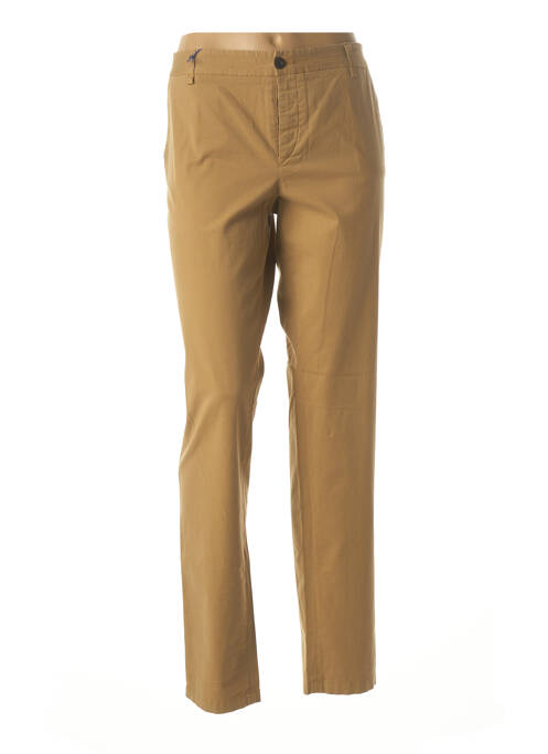 Pantalon slim marron LEON & HARPER pour femme